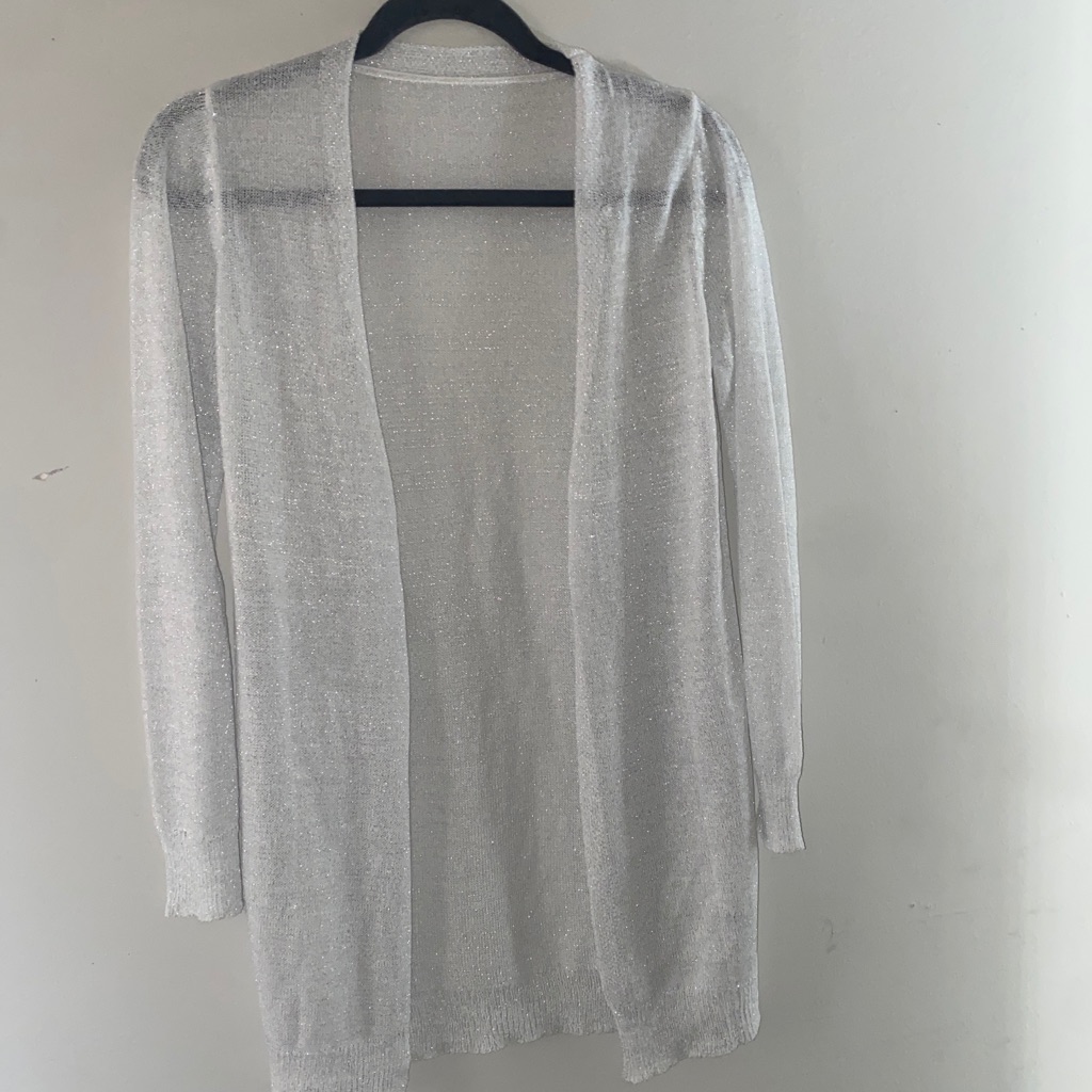 Solid Open Front Cardigan